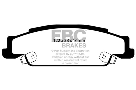 EBC Brakes UD922 Ultimax OEM Replacement Brake Pads - Roam Overland Outfitters