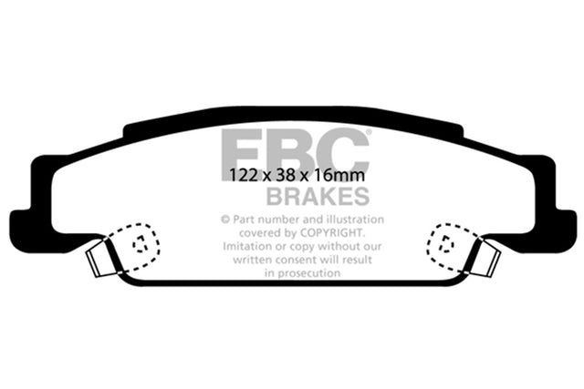 EBC Brakes UD922 Ultimax OEM Replacement Brake Pads - Roam Overland Outfitters