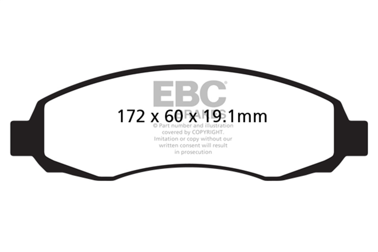 EBC Brakes UD962 Ultimax OEM Replacement Brake Pads - Roam Overland Outfitters