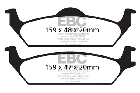 EBC Brakes UD963 Ultimax OEM Replacement Brake Pads - Roam Overland Outfitters