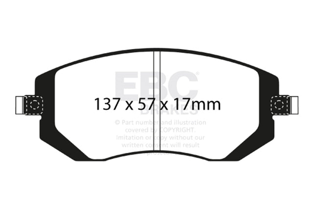 EBC Brakes UD929 Ultimax OEM Replacement Brake Pads - Roam Overland Outfitters