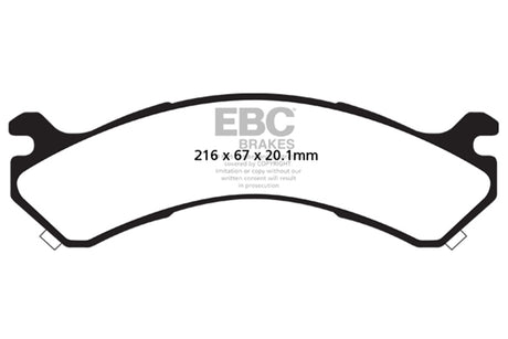 EBC Brakes UD909 Ultimax OEM Replacement Brake Pads - Roam Overland Outfitters