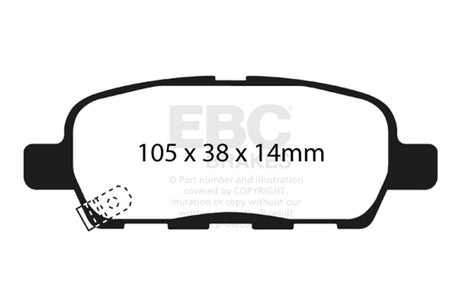 EBC Brakes UD905 Ultimax OEM Replacement Brake Pads - Roam Overland Outfitters