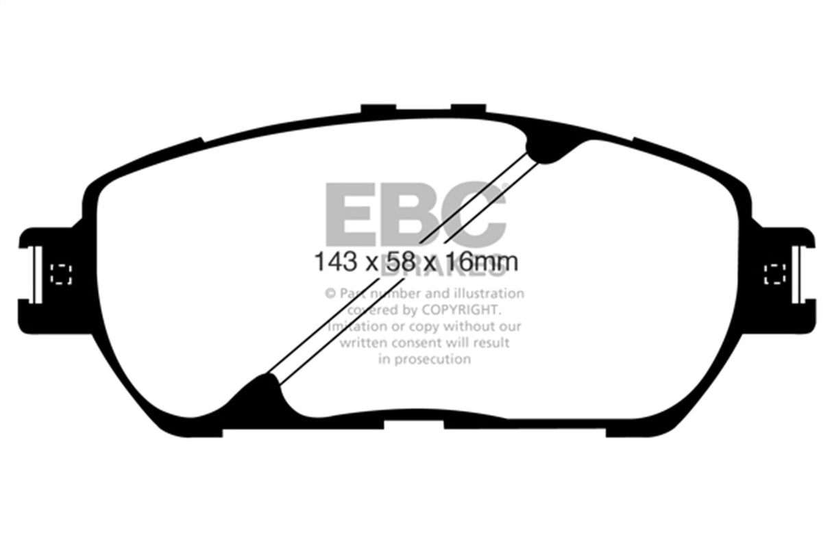 EBC Brakes UD906 Ultimax OEM Replacement Brake Pads - Roam Overland Outfitters