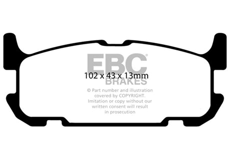 EBC Brakes UD1002 Ultimax OEM Replacement Brake Pads - Roam Overland Outfitters