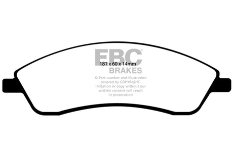EBC Brakes UD1019 Ultimax OEM Replacement Brake Pads - Roam Overland Outfitters