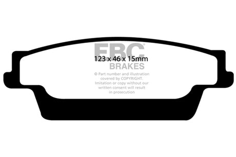 EBC Brakes UD1020 Ultimax OEM Replacement Brake Pads - Roam Overland Outfitters