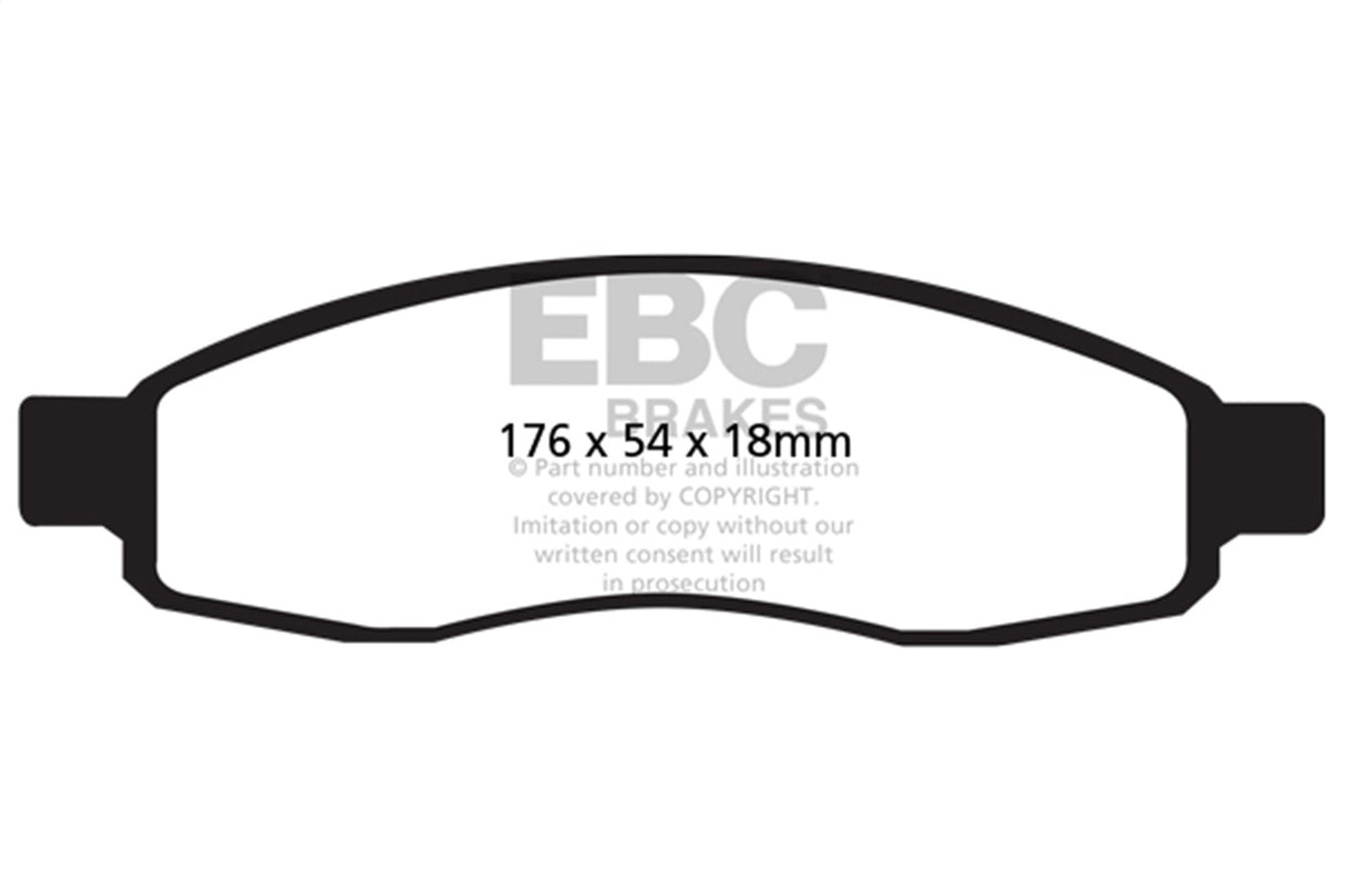 EBC Brakes UD1015 Ultimax OEM Replacement Brake Pads - Roam Overland Outfitters