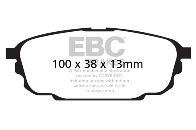 EBC Brakes UD892 Ultimax OEM Replacement Brake Pads - Roam Overland Outfitters