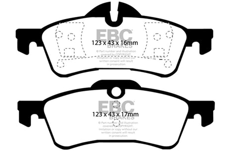 EBC Brakes UD1060 Ultimax OEM Replacement Brake Pads - Roam Overland Outfitters