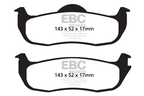 EBC Brakes UD1041 Ultimax OEM Replacement Brake Pads - Roam Overland Outfitters