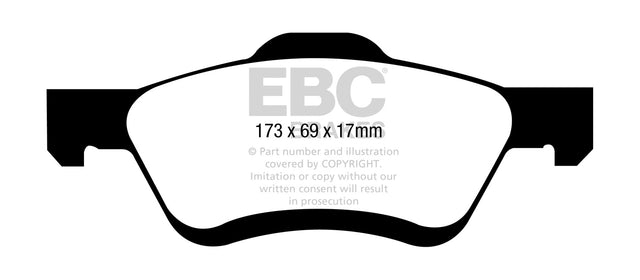 EBC Brakes UD10471 Ultimax OEM Replacement Brake Pads - Roam Overland Outfitters