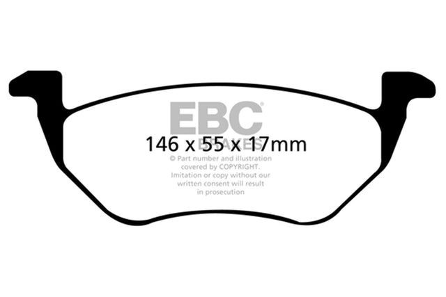 EBC Brakes UD1055 Ultimax OEM Replacement Brake Pads - Roam Overland Outfitters