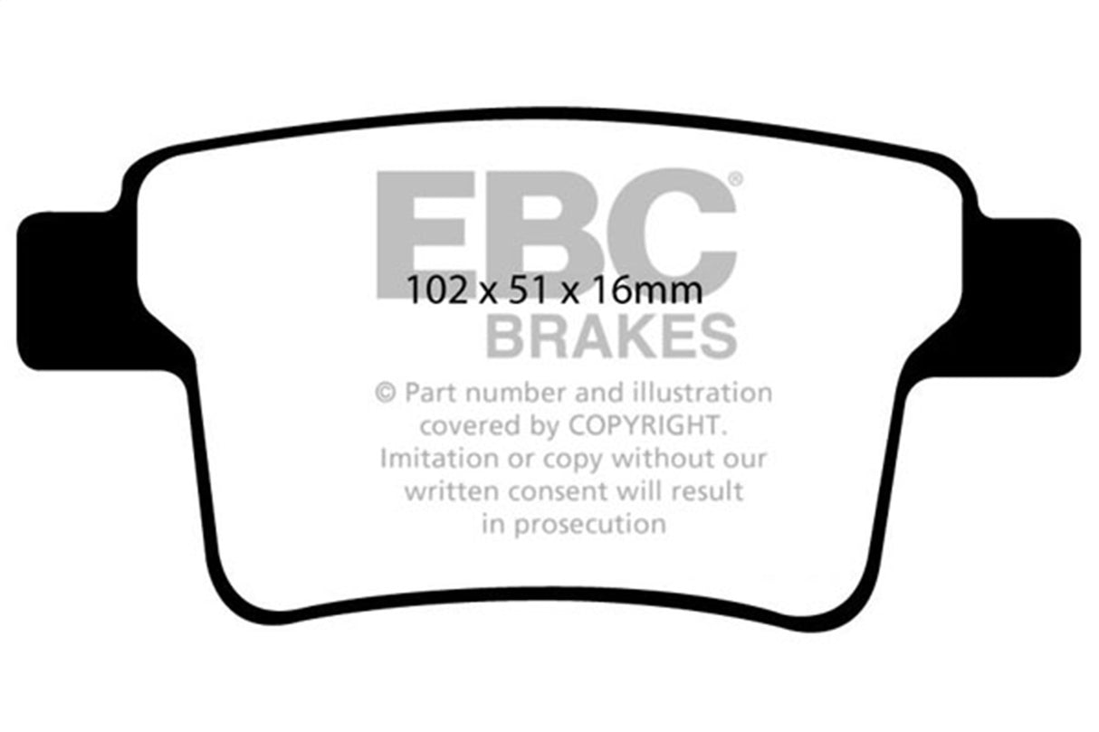EBC Brakes UD1071 Ultimax OEM Replacement Brake Pads - Roam Overland Outfitters