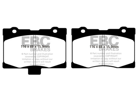 EBC Brakes UD1091 Ultimax OEM Replacement Brake Pads - Roam Overland Outfitters
