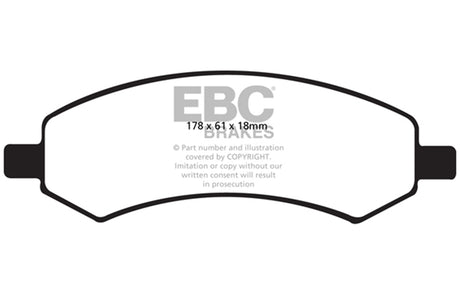 EBC Brakes UD1084 Ultimax OEM Replacement Brake Pads - Roam Overland Outfitters