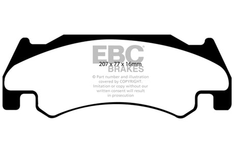EBC Brakes UD1085 Ultimax OEM Replacement Brake Pads - Roam Overland Outfitters