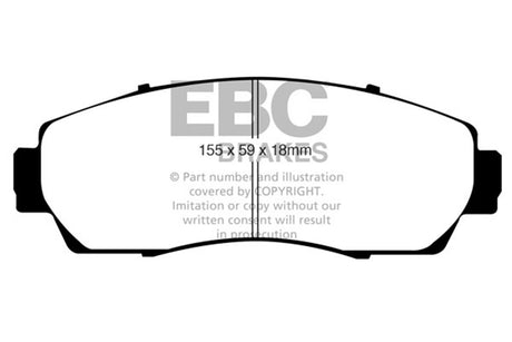 EBC Brakes UD1089 Ultimax OEM Replacement Brake Pads - Roam Overland Outfitters