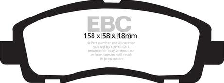 EBC Brakes UD1102 Ultimax OEM Replacement Brake Pads - Roam Overland Outfitters