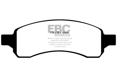 EBC Brakes UD1169 Ultimax OEM Replacement Brake Pads - Roam Overland Outfitters