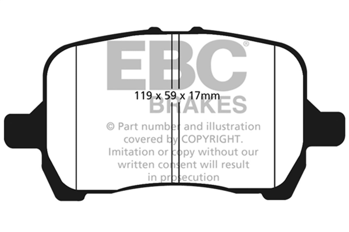 EBC Brakes UD1160 Ultimax OEM Replacement Brake Pads - Roam Overland Outfitters