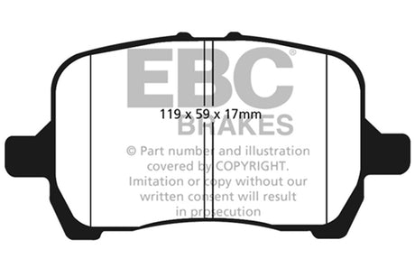 EBC Brakes UD1160 Ultimax OEM Replacement Brake Pads - Roam Overland Outfitters