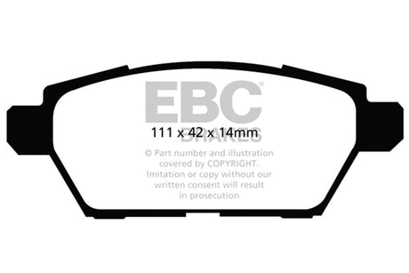 EBC Brakes UD1161 Ultimax OEM Replacement Brake Pads - Roam Overland Outfitters