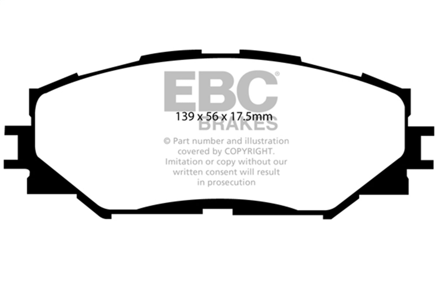 EBC Brakes UD1210 Ultimax OEM Replacement Brake Pads – Roam