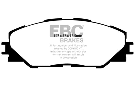 EBC Brakes UD1211 Ultimax OEM Replacement Brake Pads - Roam Overland Outfitters