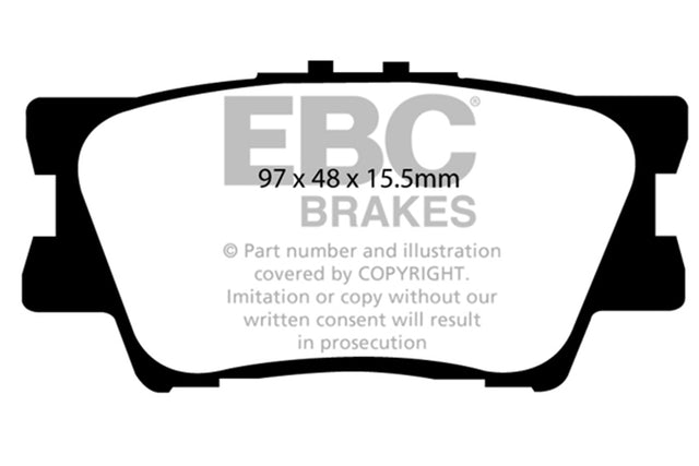 EBC Brakes UD1212 Ultimax OEM Replacement Brake Pads - Roam Overland Outfitters