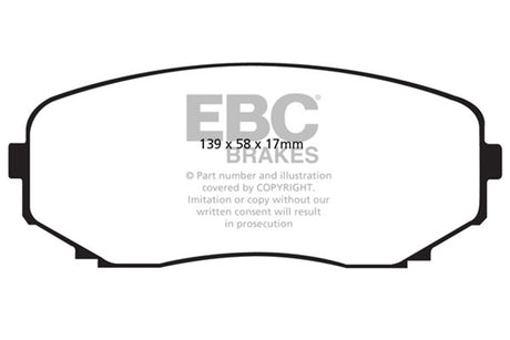 EBC Brakes UD1258 Ultimax OEM Replacement Brake Pads - Roam Overland Outfitters