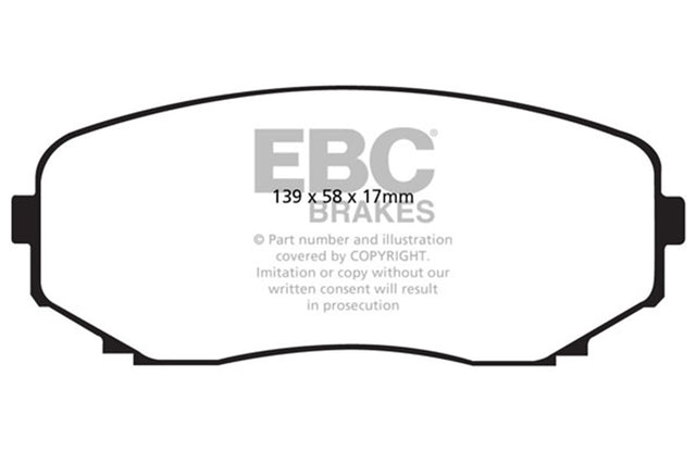 EBC Brakes UD1258 Ultimax OEM Replacement Brake Pads - Roam Overland Outfitters