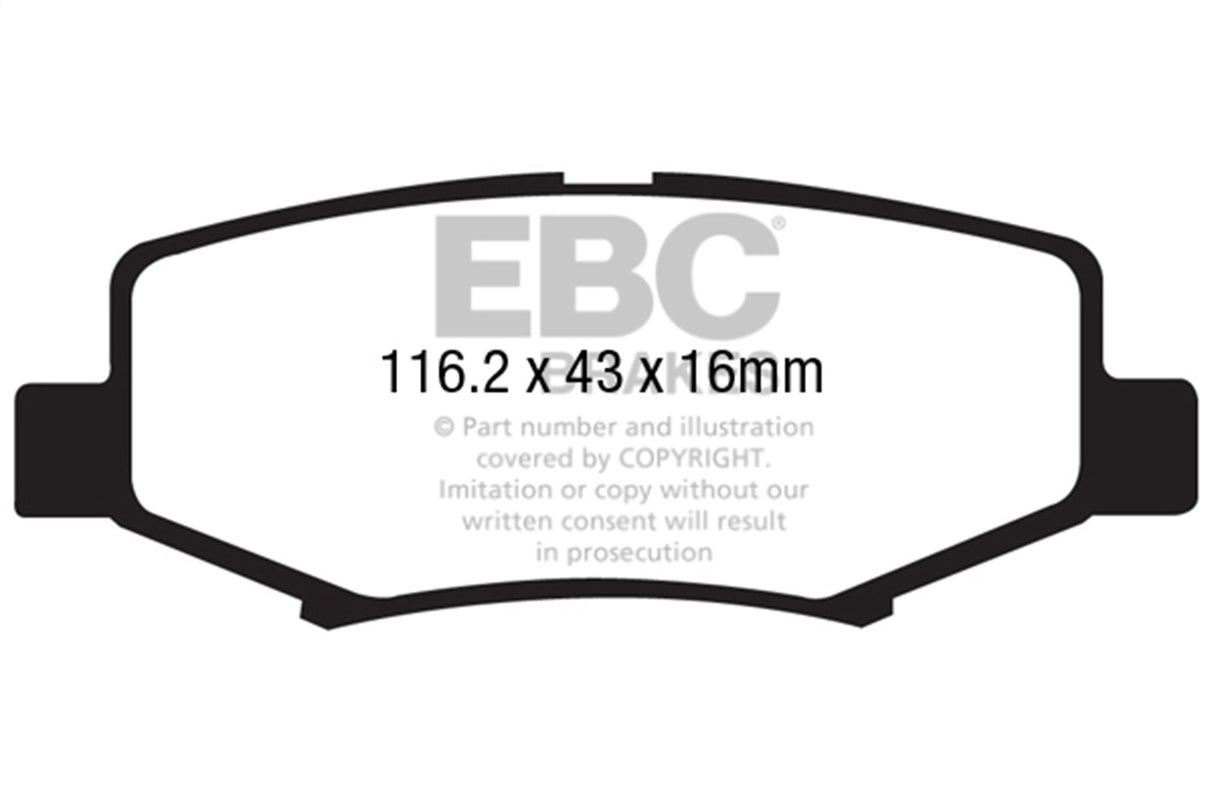 EBC Brakes UD1274 Ultimax OEM Replacement Brake Pads - Roam Overland Outfitters