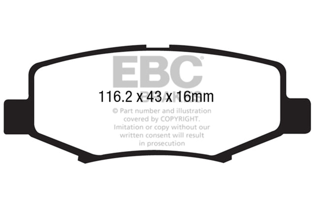 EBC Brakes UD1274 Ultimax OEM Replacement Brake Pads - Roam Overland Outfitters