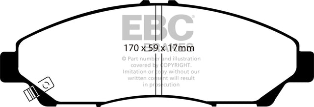 EBC Brakes UD1280 Ultimax OEM Replacement Brake Pads - Roam Overland Outfitters