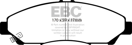 EBC Brakes UD1378 Ultimax OEM Replacement Brake Pads - Roam Overland Outfitters