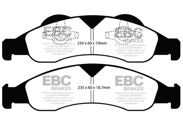 EBC Brakes UD1278 Ultimax OEM Replacement Brake Pads - Roam Overland Outfitters