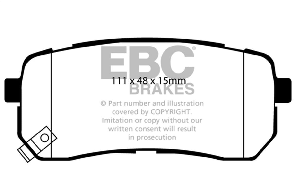 EBC Brakes UD1302 Ultimax OEM Replacement Brake Pads - Roam Overland Outfitters