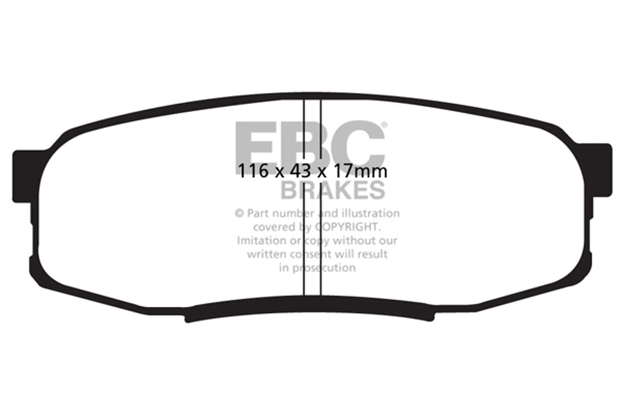 EBC Brakes UD1304 Ultimax OEM Replacement Brake Pads - Roam Overland Outfitters