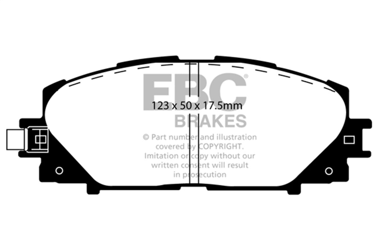 EBC Brakes UD1184 Ultimax OEM Replacement Brake Pads - Roam Overland Outfitters