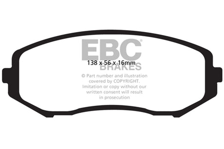 EBC Brakes UD1188 Ultimax OEM Replacement Brake Pads - Roam Overland Outfitters
