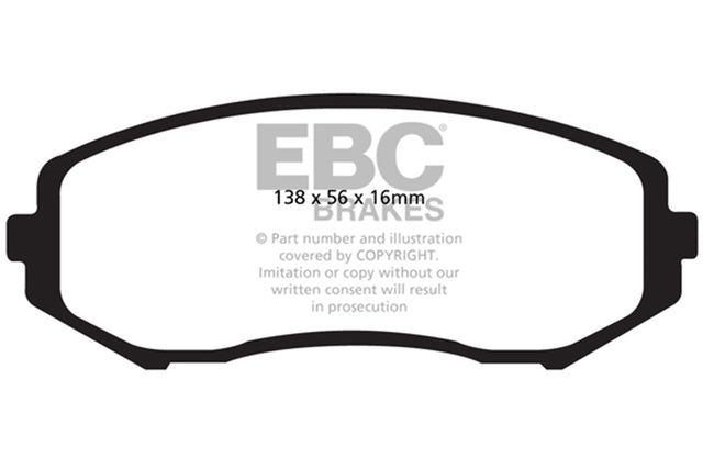EBC Brakes UD1188 Ultimax OEM Replacement Brake Pads - Roam Overland Outfitters