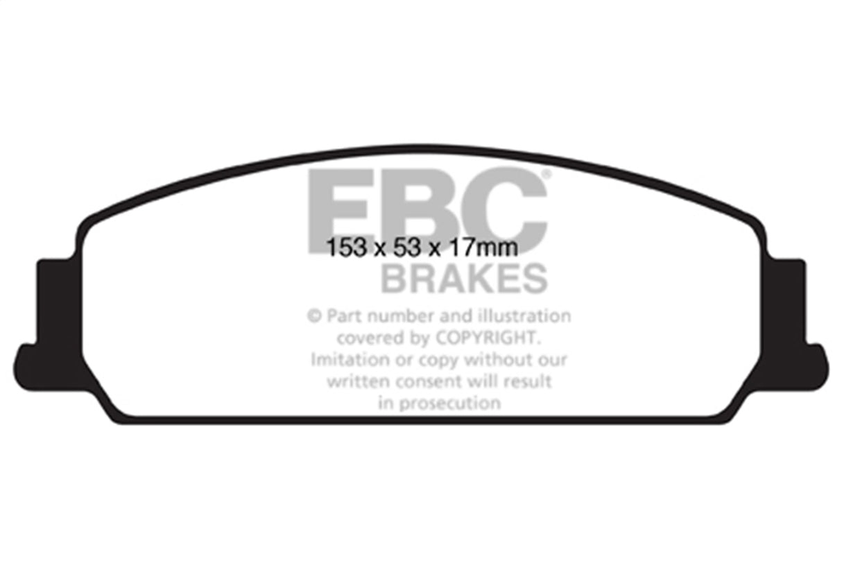 EBC Brakes UD1351 Ultimax OEM Replacement Brake Pads - Roam Overland Outfitters