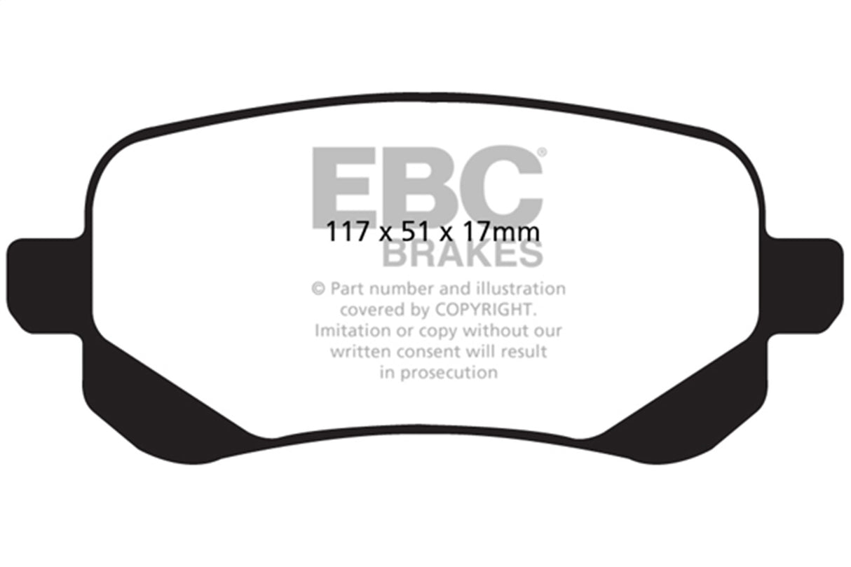 EBC Brakes UD1326 Ultimax OEM Replacement Brake Pads - Roam Overland Outfitters