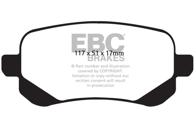 EBC Brakes UD1326 Ultimax OEM Replacement Brake Pads - Roam Overland Outfitters