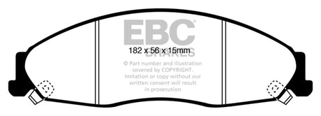 EBC Brakes UD1110 Ultimax OEM Replacement Brake Pads - Roam Overland Outfitters