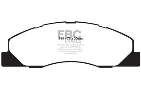 EBC Brakes UD1399 Ultimax OEM Replacement Brake Pads - Roam Overland Outfitters