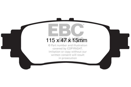 EBC Brakes UD1391 Ultimax OEM Replacement Brake Pads - Roam Overland Outfitters