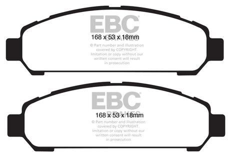 EBC Brakes UD1401 Ultimax OEM Replacement Brake Pads - Roam Overland Outfitters
