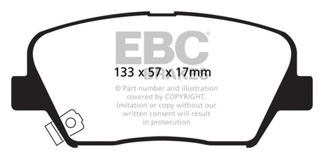 EBC Brakes UD1815 Ultimax OEM Replacement Brake Pads - Roam Overland Outfitters